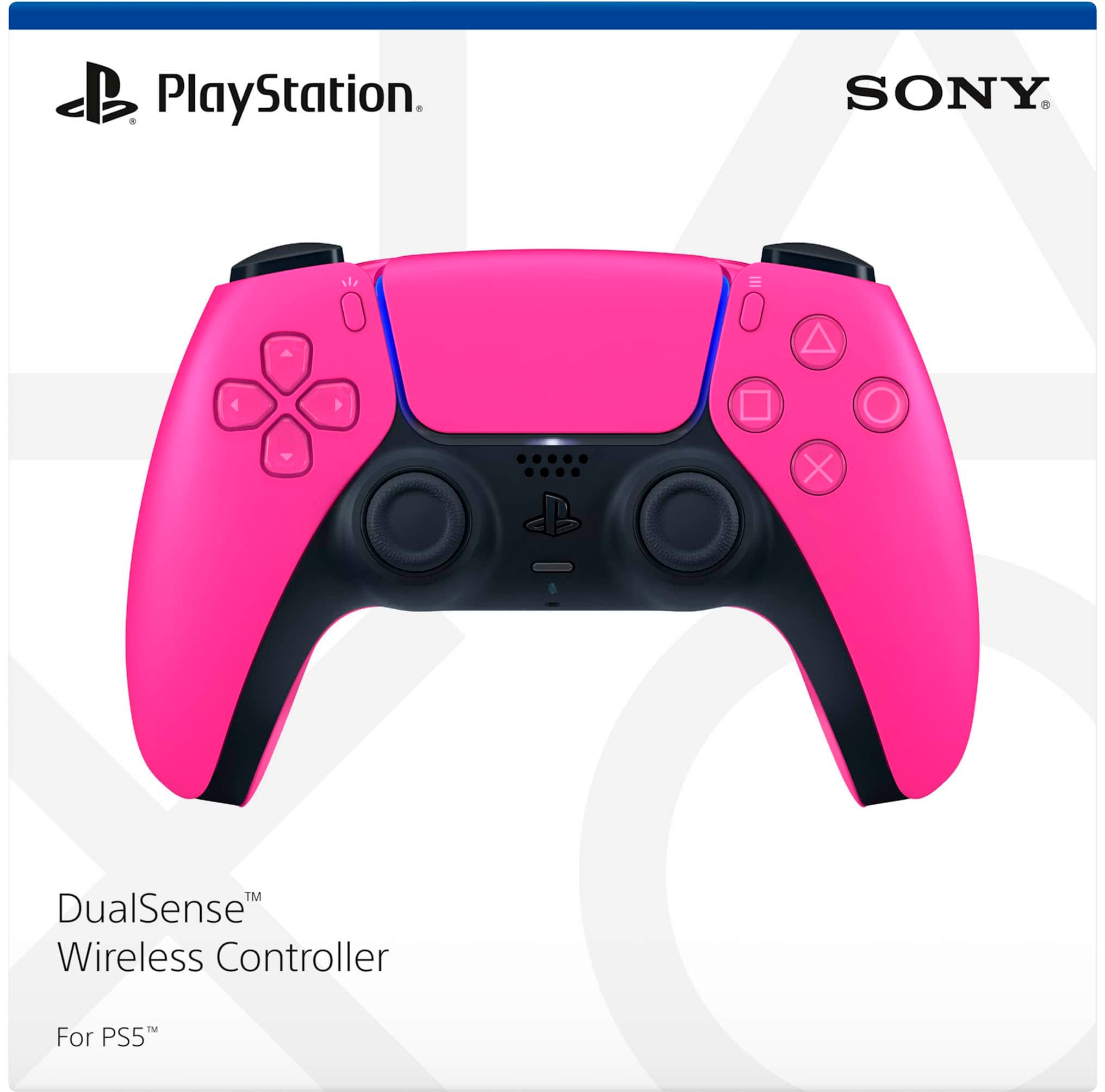 PlayStation 5 Digital Edition with Two Controllers White and Nova Pink DualSense and Mytrix Hard Shell Protective Controller Case - PS5 Gaming Console PlayStation 5 Digital Edition with Two Controllers White and Nova Pink DualSense and Mytrix Hard Shell Protective Controller Case - PS5 Gaming Console